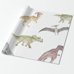 Papier Cadeau Papier Dinosaure