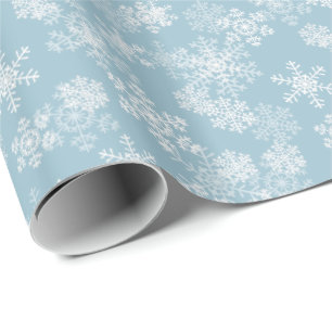 Papier Cadeau Papier-flocons de neige de Noël