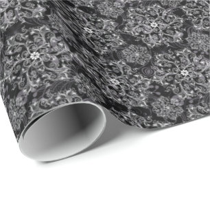 Papier Cadeau Papier-flocons de neige de Noël