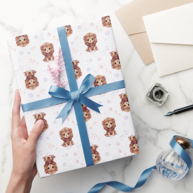 Papier Cadeau Papier Leo Zodiac (Cadeaux)
