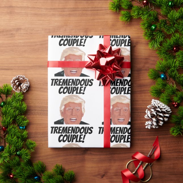 Papier Cadeau Papier MARIAGE DONALD TRUMP (Cadeau de vacances)