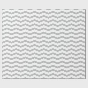 Papier Cadeau Papier motif du chevron gris