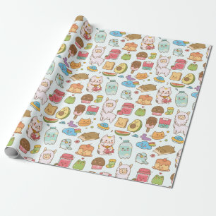 Papier Cadeau Papier Motif Kawaii