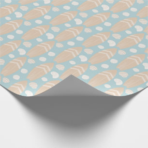 Papier Cadeau Papier Motif Surfboard Et Shell