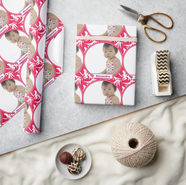 Papier Cadeau Papier photo pour bébé personnalisé (Artisanat)