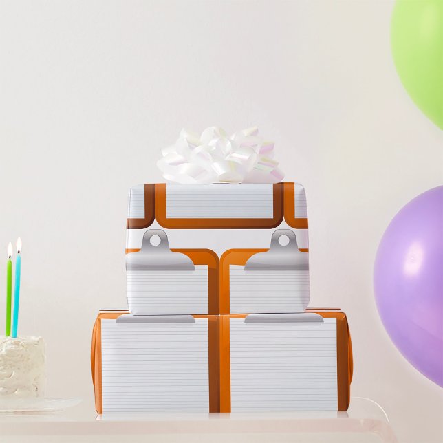 Papier Cadeau Papier Sur Un Porte - bloc (Créateur téléchargé)