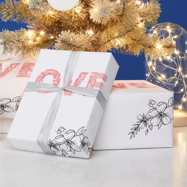 Papier Cadeau #PapierACadeauxFleurDAmour (Vacances)