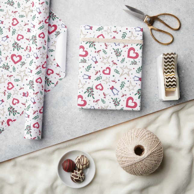 Papier Cadeau Papiers d'emballage de Noël (Artisanat)