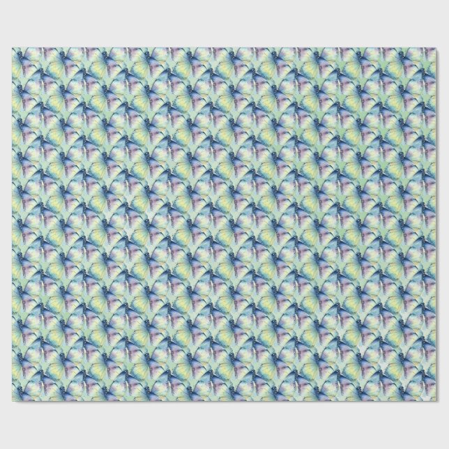 Papier Cadeau Papillon (Plat)