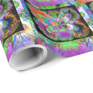 Papier Cadeau Papillon Abstrait