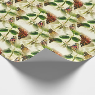 Papier Cadeau Papillons du jardin