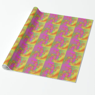 Papier Cadeau Papillons & Fleurs