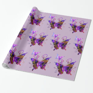Papier Cadeau Papillons Imaginaires
