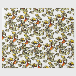 Papier Cadeau Papillons monarques