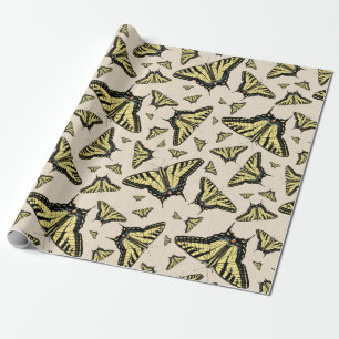 Papier Cadeau Papillons Papillon Jaune du Sud-Ouest