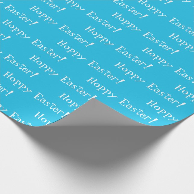 Papier Cadeau Pâques Fêtes Bleues (Coin)