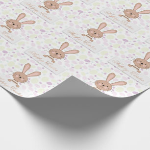 Papier Cadeau Pâques Joyeuses Parfaites, Lapin