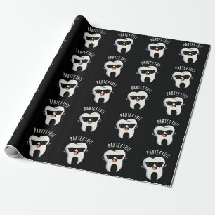 Papier Cadeau Par-teeth Drôles de jeux de mots dentaires Fond so