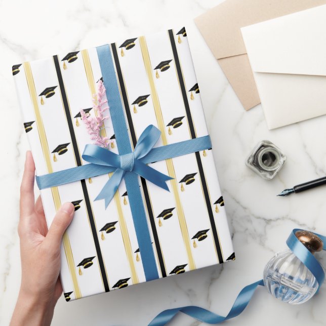 Papier Cadeau Parade de casquettes de remise de diplômes (Cadeaux)
