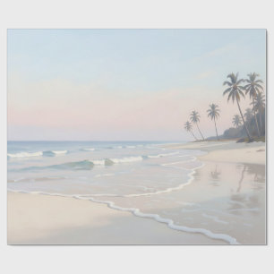 Papier Cadeau Paradis de plage tropicale sereine