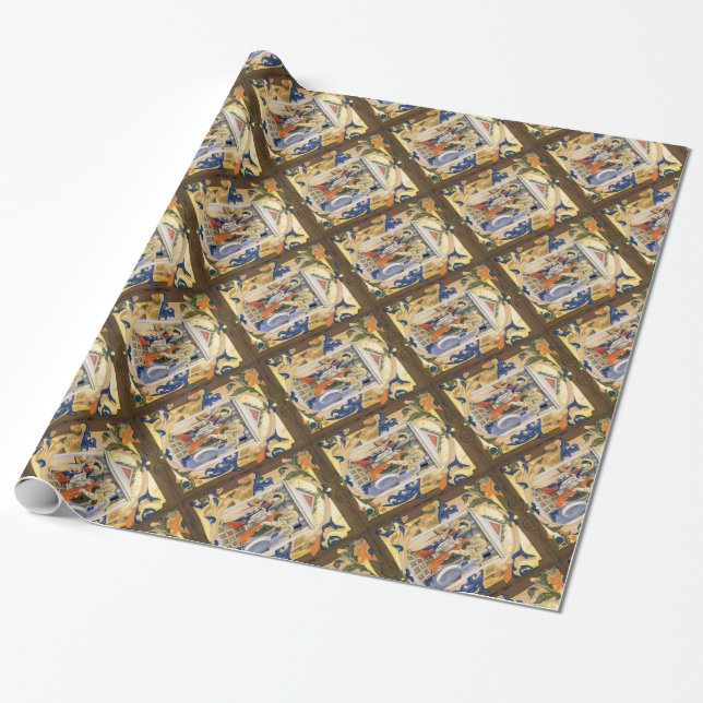 PAPIER CADEAU PARCHEMENT DE NATIVITÉ (Déroulé)