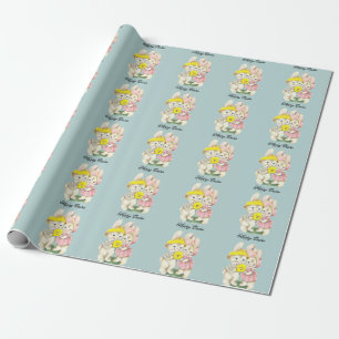 Papier Cadeau Parfait, Cool Joyeux Pâques, Lapin
