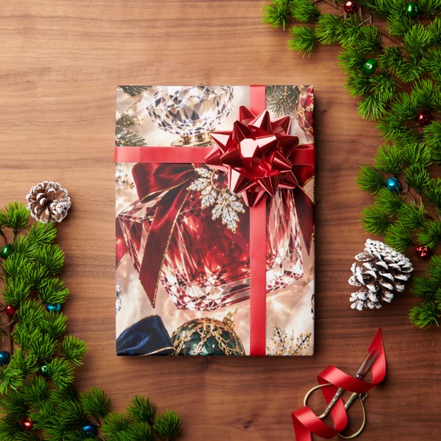 Papier Cadeau Parfum de Luxe Noël (Cadeau de vacances)