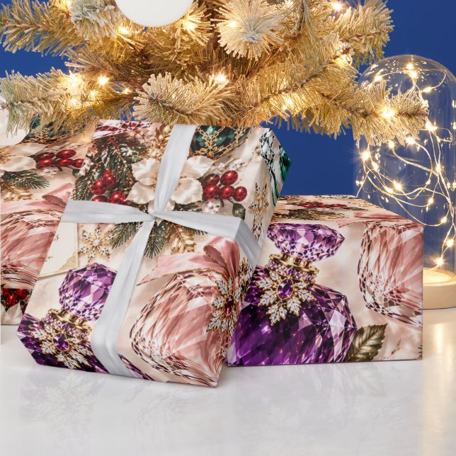 Papier Cadeau Parfum de Luxe Noël (Vacances)