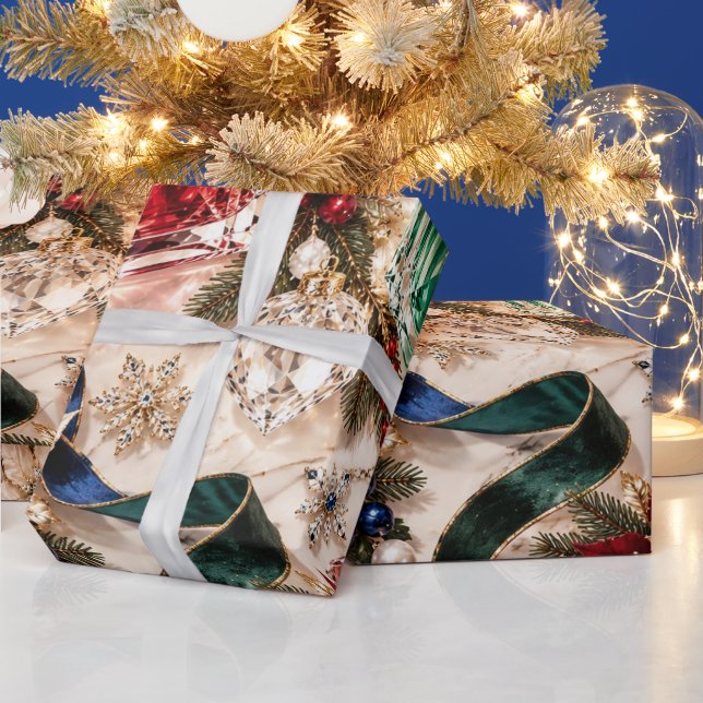 Papier Cadeau Parfum de Luxe Noël (Vacances)