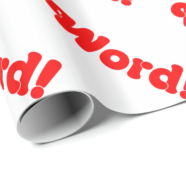 Papier Cadeau Parole ! (Coin rond)