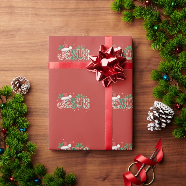 Papier Cadeau Parole religieuse chrétienne de Jésus Foi Verset d (Cadeau de vacances)