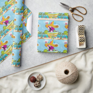 PAPIER CADEAU PARROTS