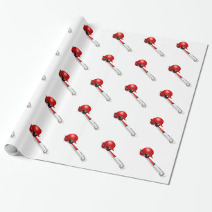 Papier Cadeau Partie de baseball à domicile Équipe Entraîneur Sp