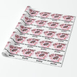 Papier Cadeau Partie rose de bachelorette de Las Vegas<br><div class="desc">L'enveloppe de cadeau de bachelorette de Las Vegas avec une matrice de coeur et de casino de rose d'amusement conçoivent sur le papier d'emballage. Perfectionnez pour envelopper des cadeaux ou employez comme coureur le long du bord des tables pour les décorations girly de partie de Vegas.</div>