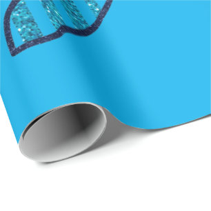 Papier Cadeau Parties scintillant de Fête des pères cravate