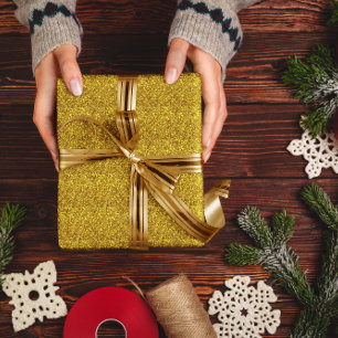 Papier Cadeau Parties scintillant d'or Sparkle Texture