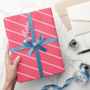 Papier Cadeau parties scintillant en or rose, feuille rose, emba