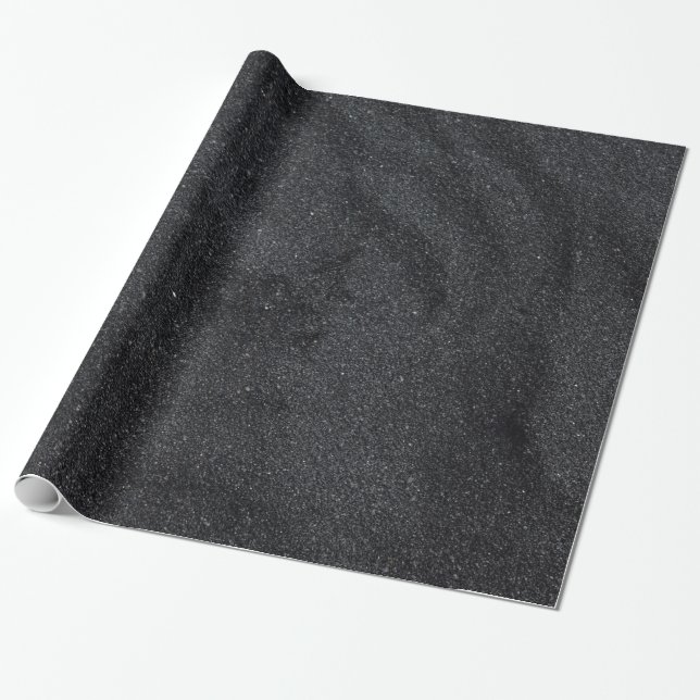 Papier Cadeau Parties scintillant gris foncé (Déroulé)