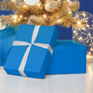 Papier Cadeau Parties scintillant métallique bleue