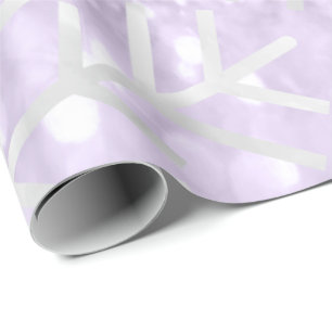 Papier Cadeau Parties scintillantes pourpres grises de vacances