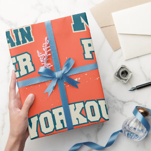 Papier Cadeau Pas de douleur pas de gain puissance d'entraînemen