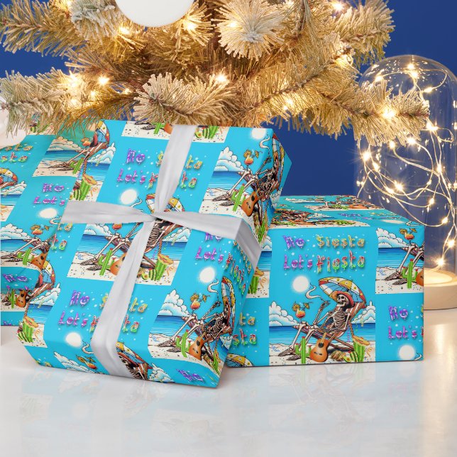 Papier Cadeau Pas de sieste Fiesta (Vacances)