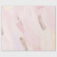 Pastel Blush rose et crème Paint Splash