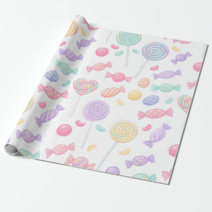 Papier cadeau Pastel Candy Land Sweet Treats