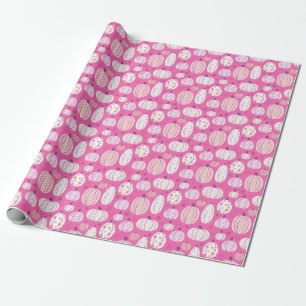 Papier Cadeau Pastel Citrouilles