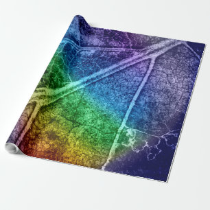 Papier Cadeau Pastel de feuilles Abstrait moderne #2