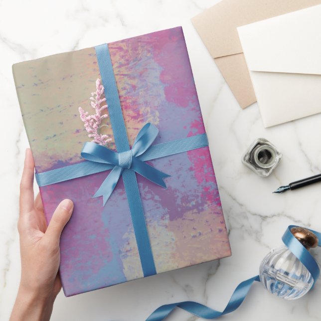 Papier Cadeau Pastel Patchwork Abstrait Dreamy Design (Cadeaux)