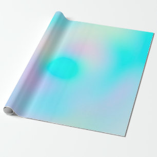 Papier Cadeau Pastel Rainbow Colonnes Abstrait Blur Gradient Omb
