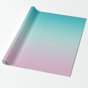 Papier Cadeau Pastel Rainbow Gradient Ombre