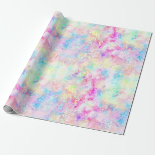 Papier Cadeau Pastel Rainbow Tie Dye
